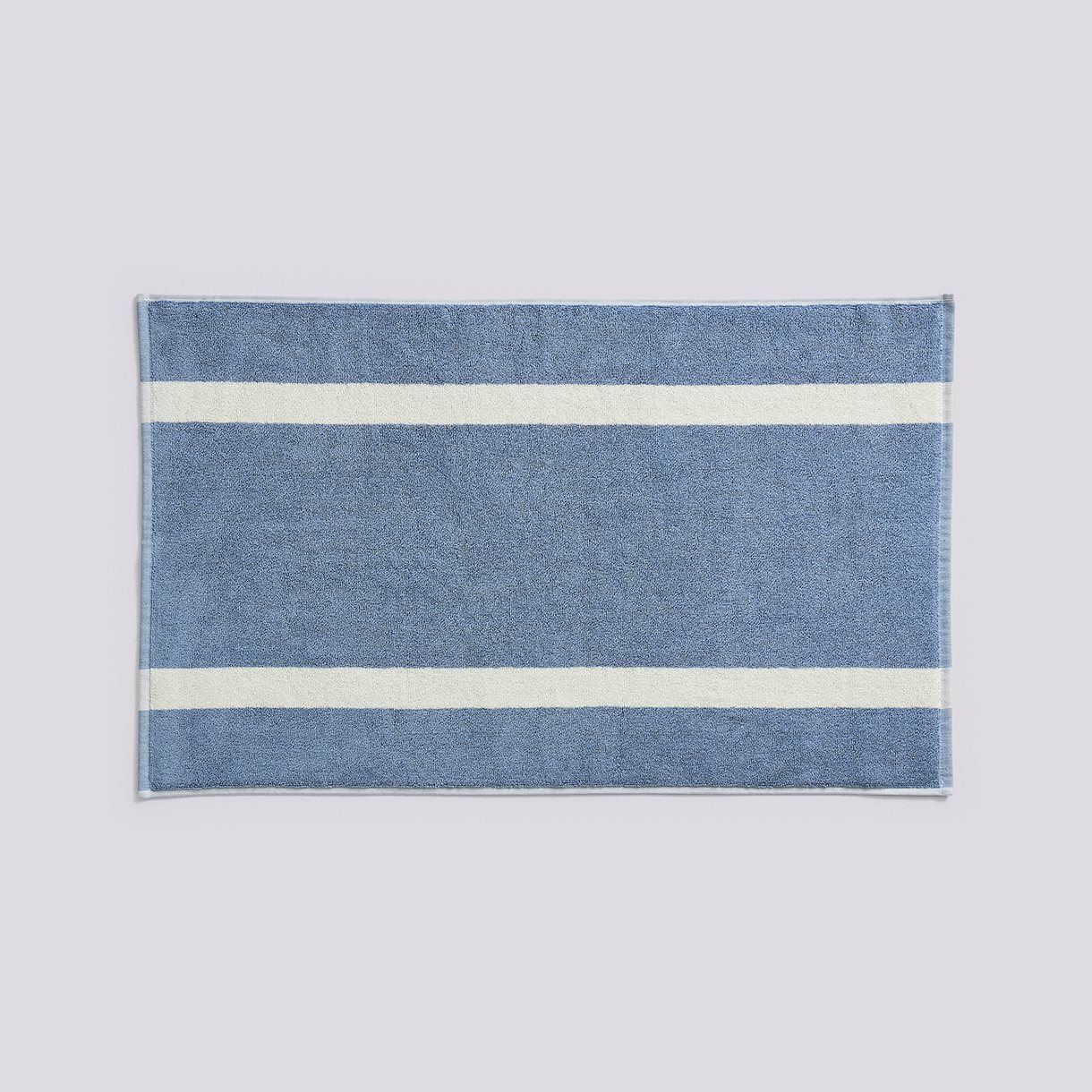 Stripe Bath Mat-W50 x L80-Dusty blue