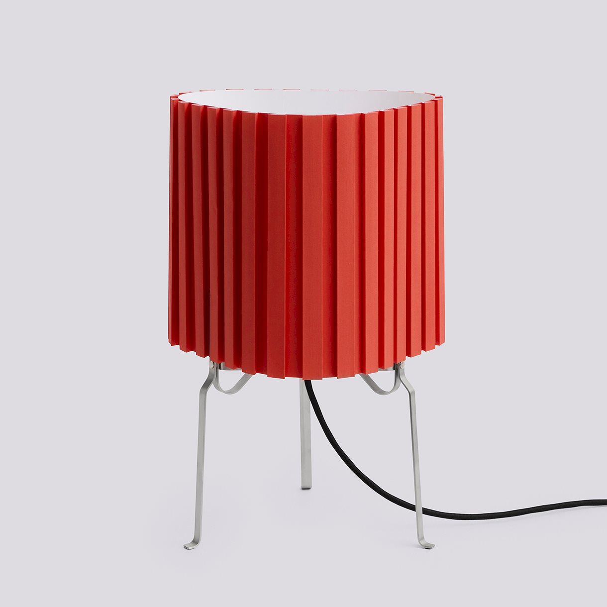 Canelé Table Lamp-370-Tomato red