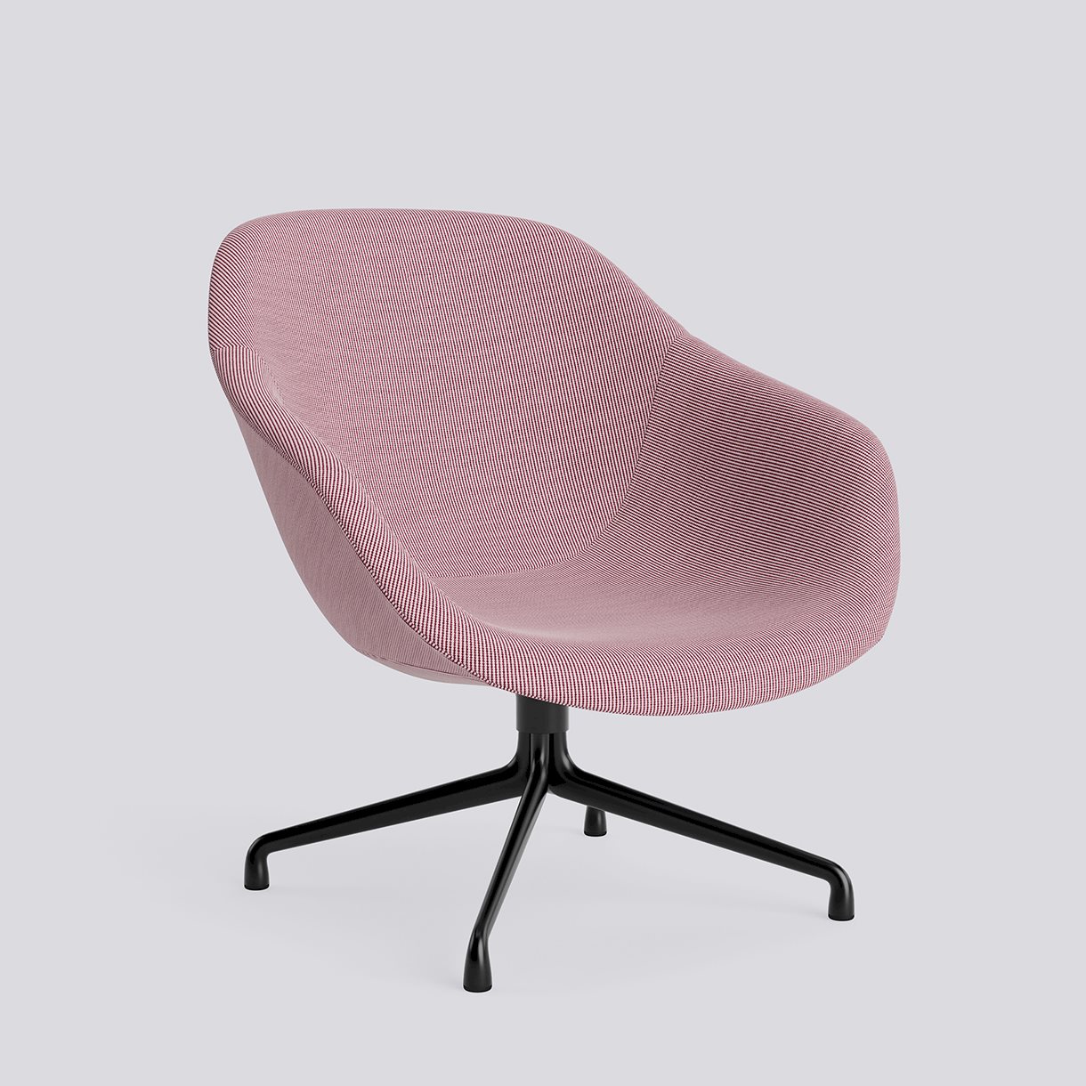  AAL81 Black powder coated aluminium 4 star swivel base-Full upholstery-Yuma-1851