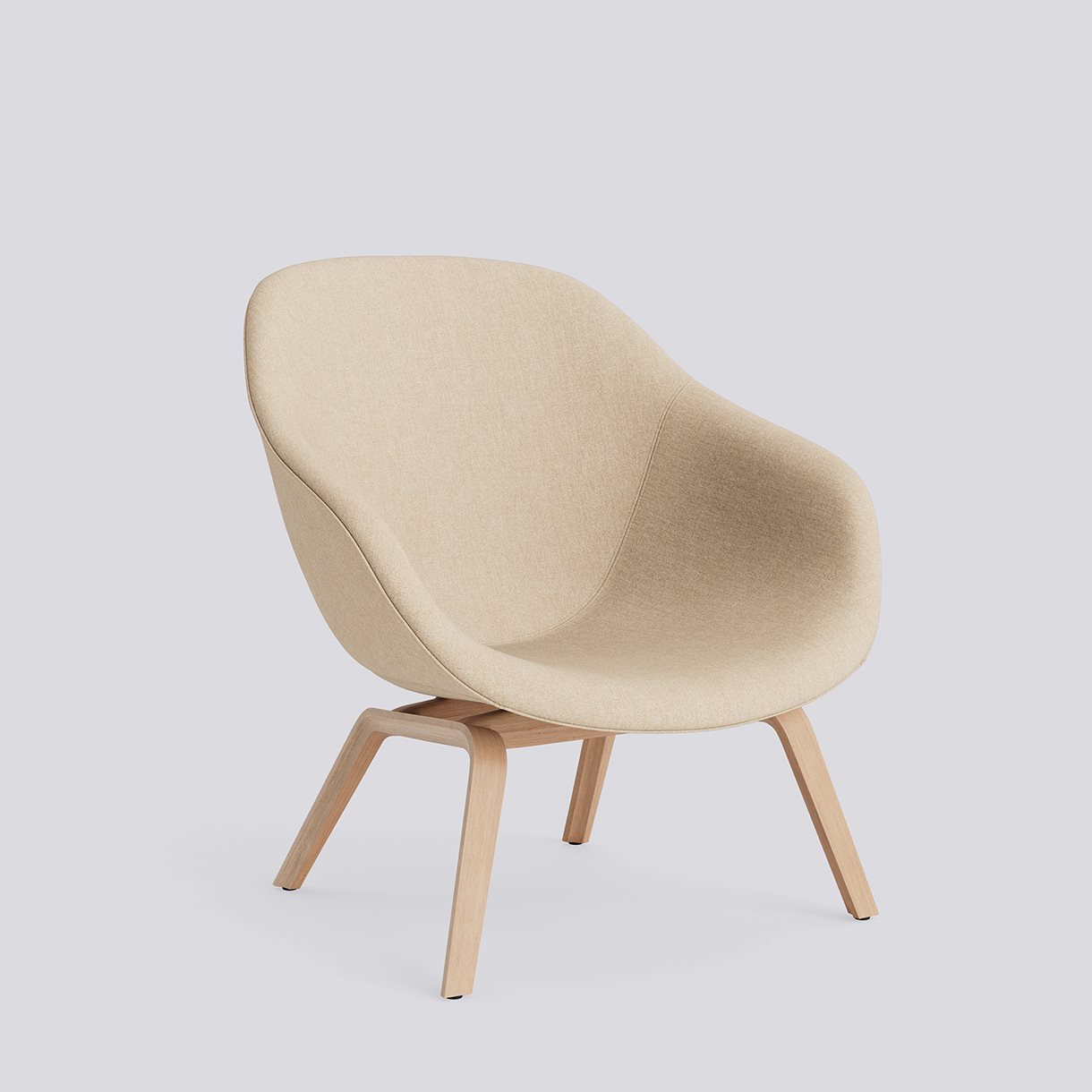  AAL83 Water-based lacquered oak veneer 4 leg moulded plywood base Standard glider-Full upholstery-Metaphor-035