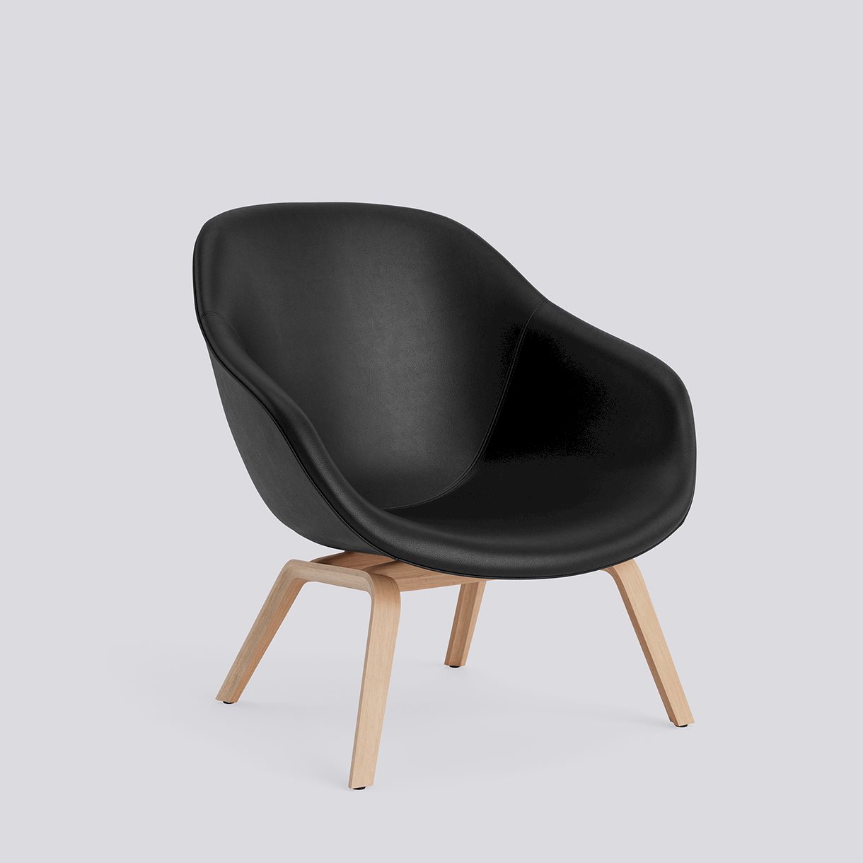  AAL83 Water-based lacquered oak veneer 4 leg moulded plywood base Standard glider-Full upholstery-Sierra-SI1001