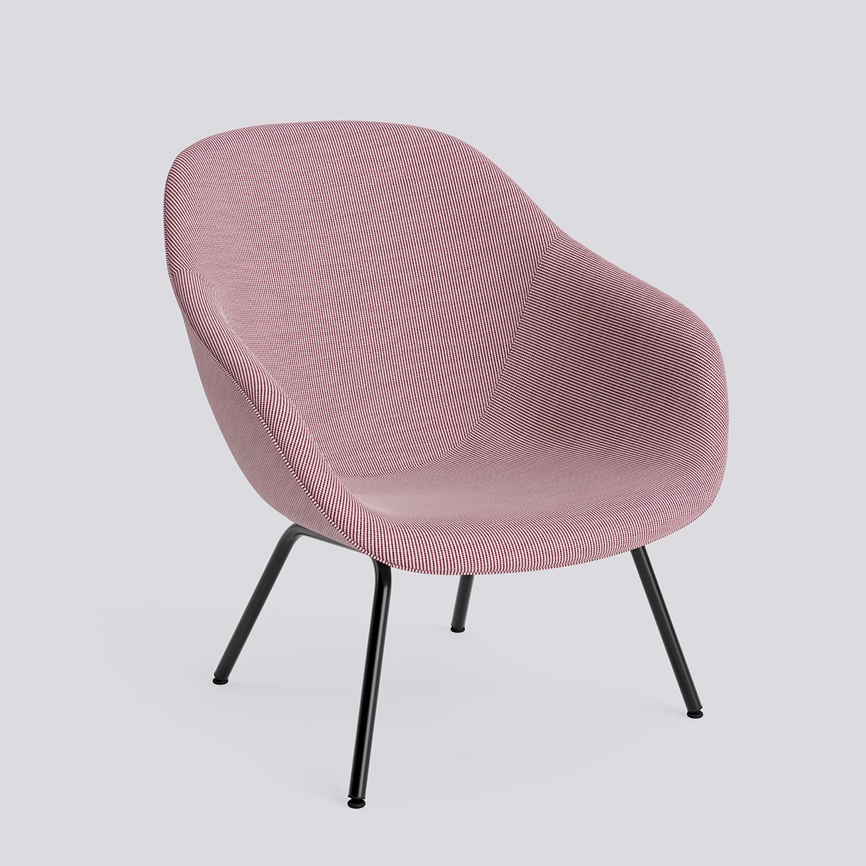  AAL87 Black powder coated steel 4 leg base Standard glider-Full upholstery-Yuma-1851