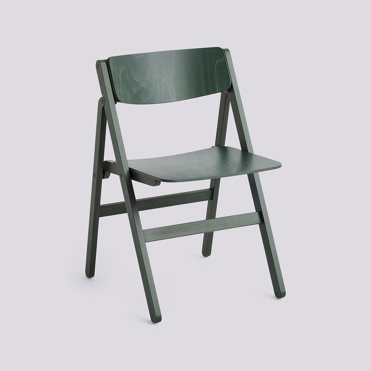  Backflip Chair-Cedar green semi-transparent lacquered beech