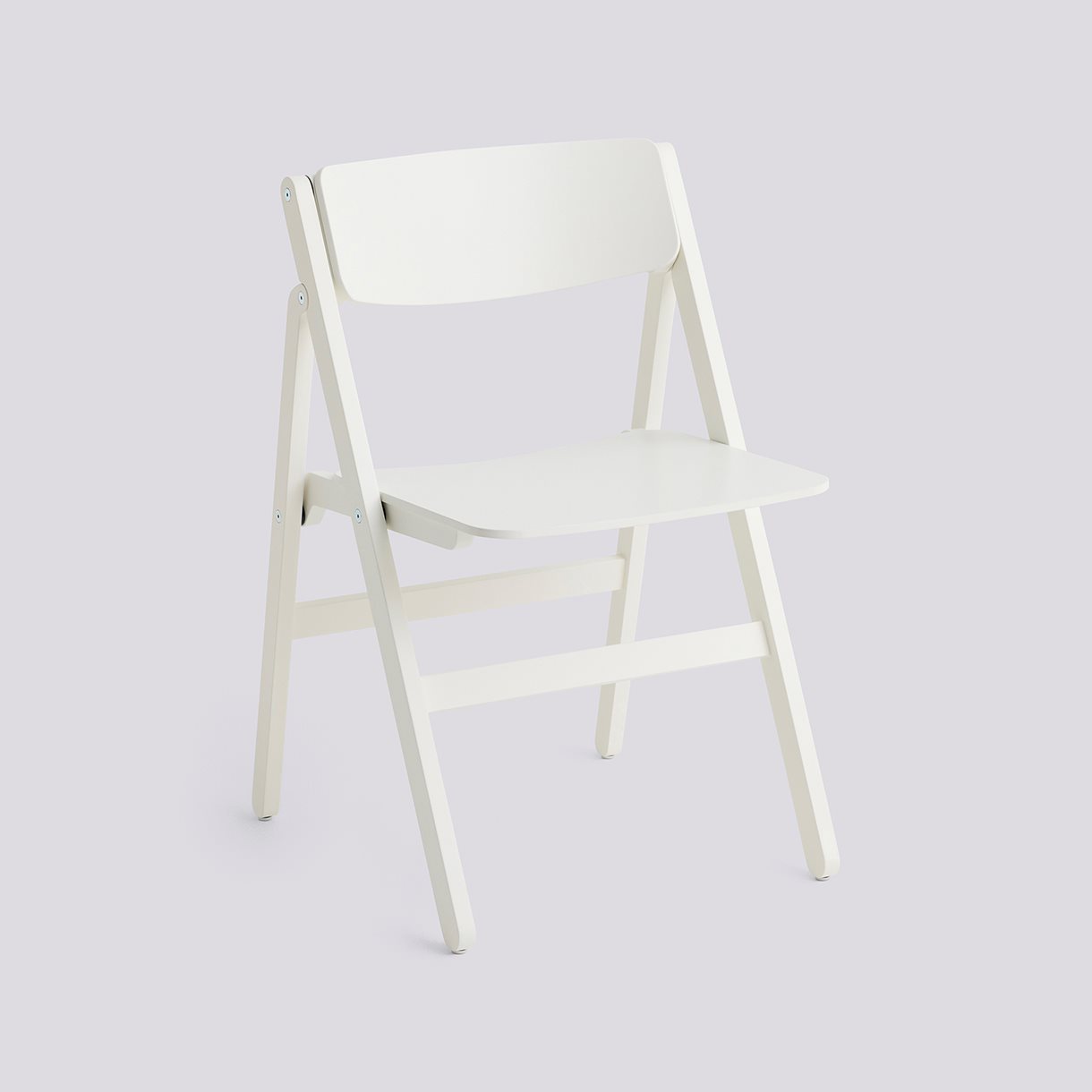  Backflip Chair-Cream white lacquered beech