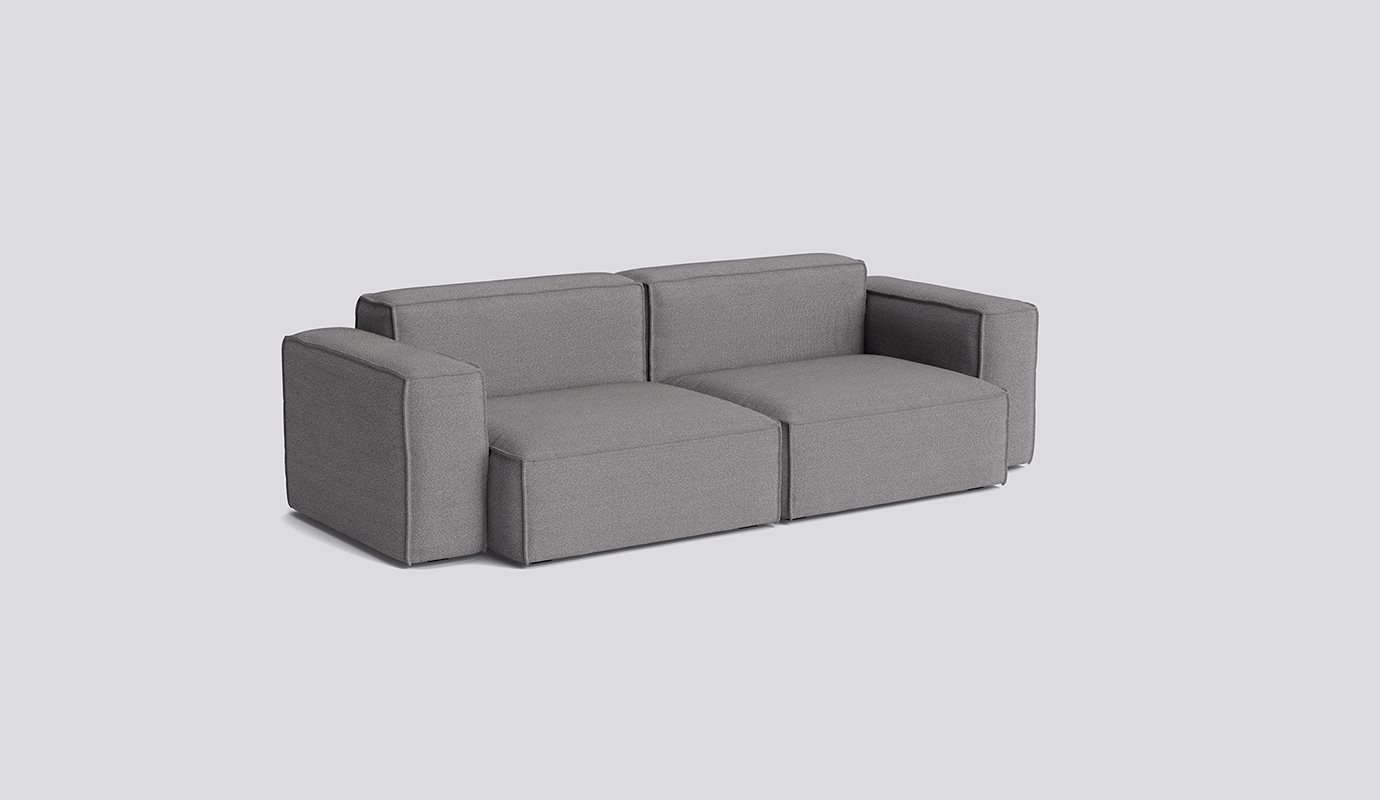 Mags Soft 2,5 Seater with Removable cover Low armrest Combination 1-Full upholstery-Hallingdal-166