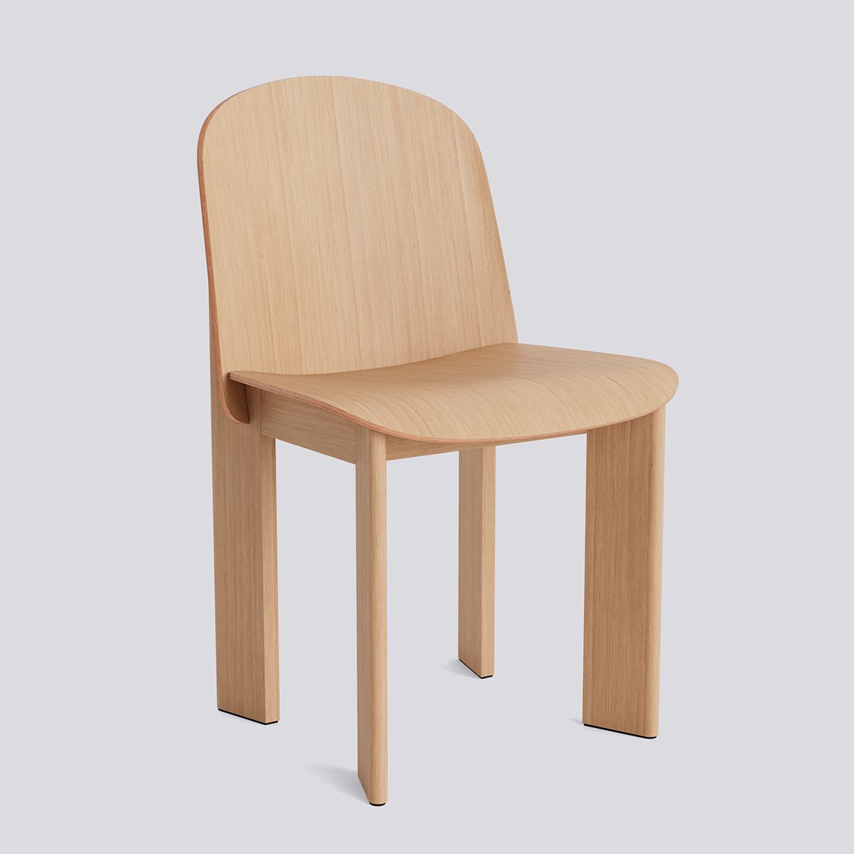 Chisel 65 Chair Standard glider-Lacquered oak-None-None