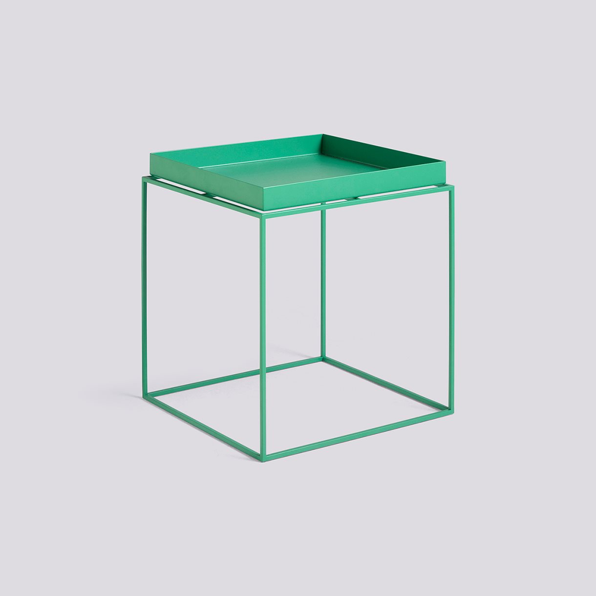  Tray Table-Medium L40 x W40 x H44-Peppermint green powder coated steel