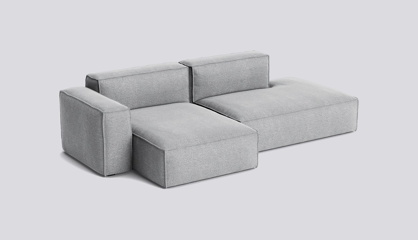  Mags Soft 2,5 Seater with Removable cover Low armrest Combination 3 Left-Full upholstery-Hallingdal-130