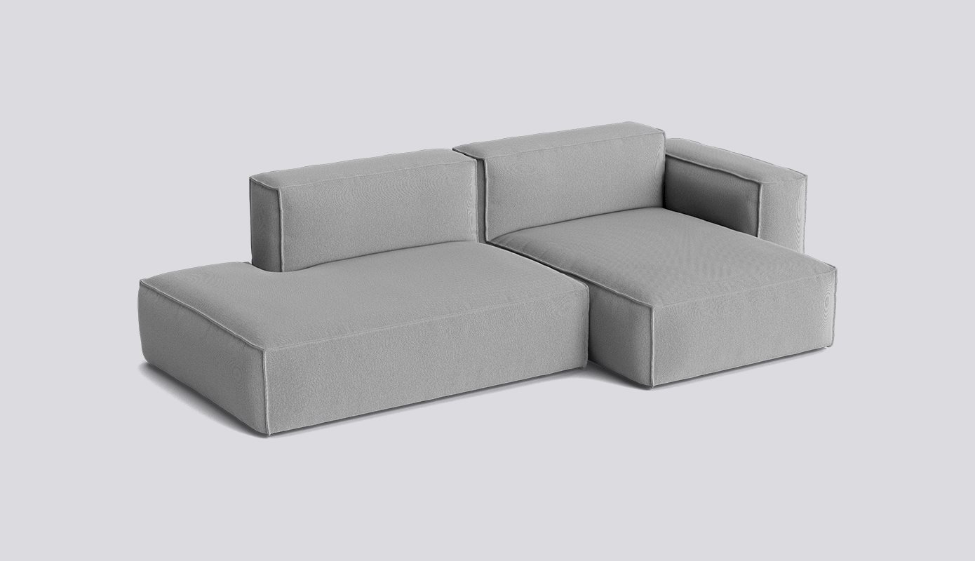 Mags Soft 2,5 Seater with Removable cover Low armrest Combination 3 Right-Full upholstery-Steelcut Trio-124