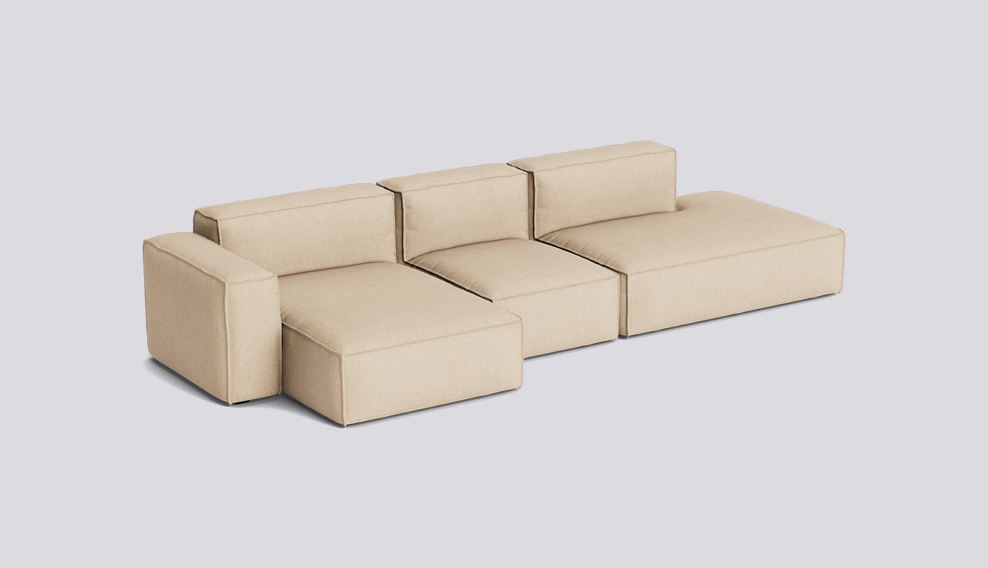  Mags Soft 3 Seater with Removable cover Low armrest Combination 4 Left-Full upholstery-Metaphor-035