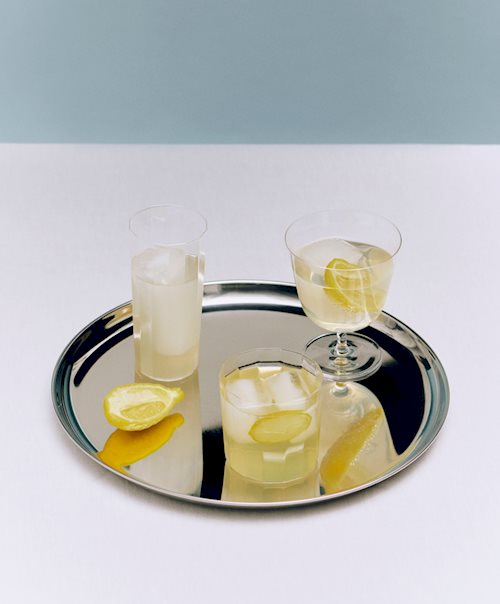 Essential Steel Round Dish by HAY