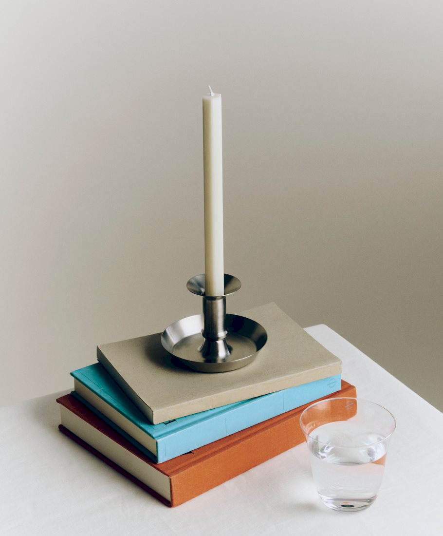 Flare Steel Candleholder