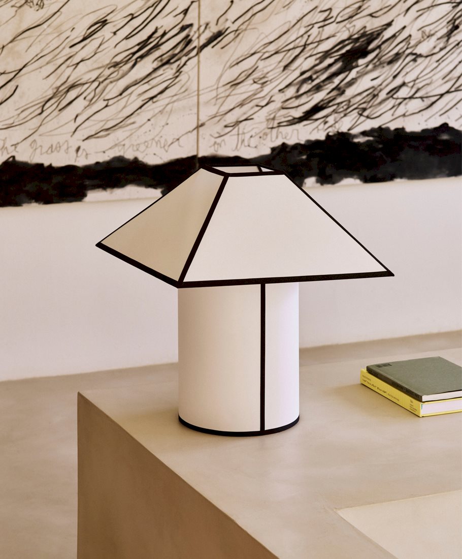 Ava Pyramid Table Lamp