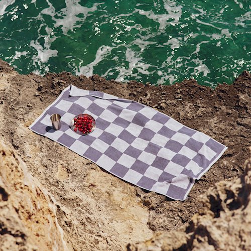Check Bath Towel by HAY